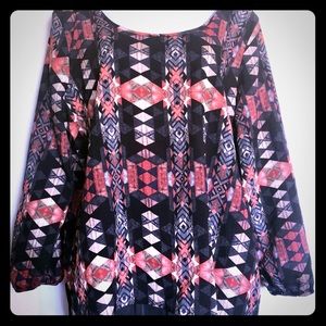 Modern Native Pattern Top
